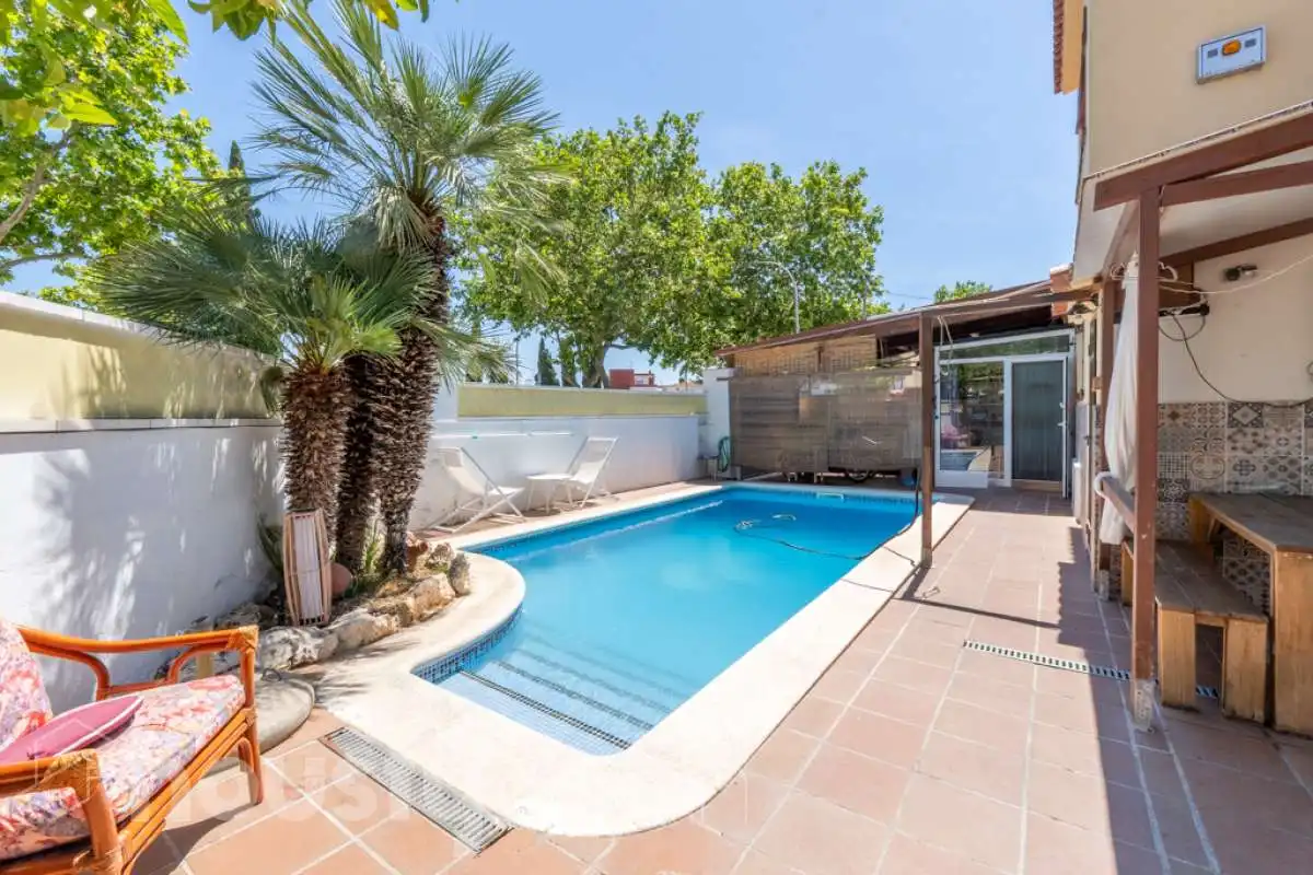 Swimming pool of Houses for sale in Sant Pere de Ribes  with Air Conditioner, Heating and Private garden