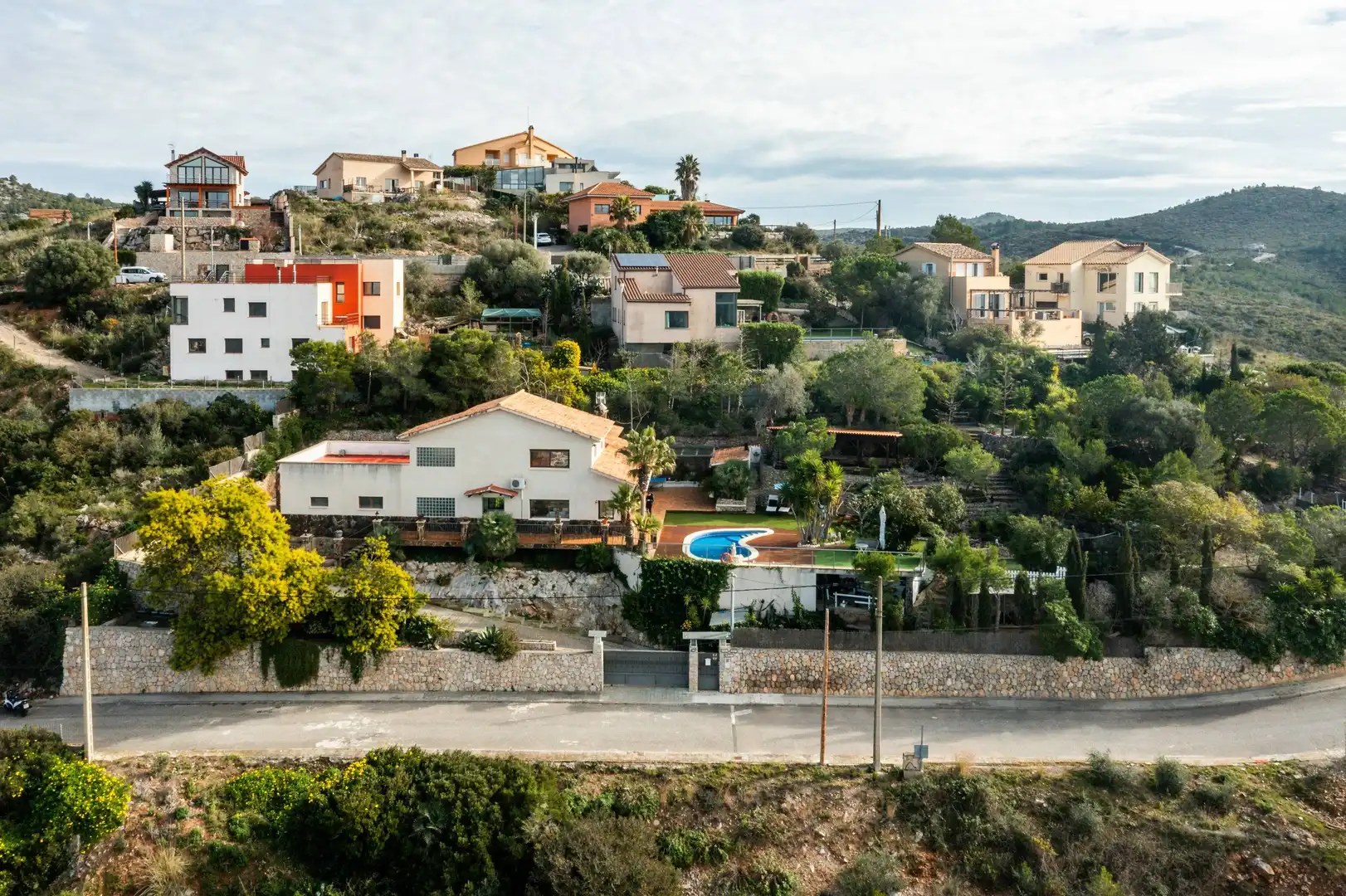 Vista exterior de Casa o xalet de lloguer amb opció a compra en Olivella amb Aire condicionat, Calefacció i Jardí privat