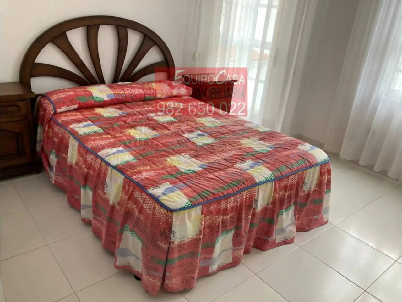 Schlafzimmer von Maisonette zur Miete in O Grove   mit Terrasse, Möbliert und Balkon