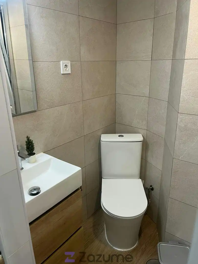 Bany de Apartament de lloguer en Madrid amb Aire condicionat, Calefacció i Parquet
