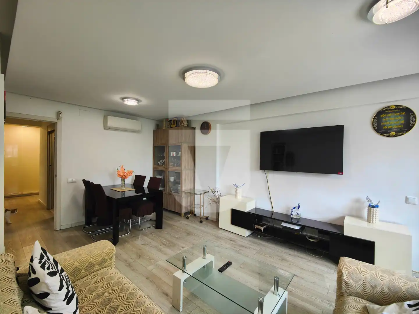 Living room of Flat for sale in Barcelona  with Air Conditioner, Heating and Parquet flooring