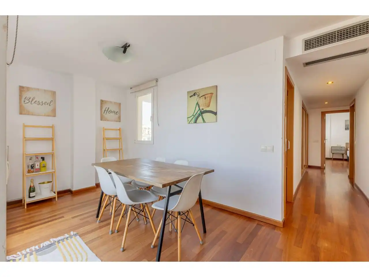 Esszimmer von Dachboden zum Verkauf in Valencia mit Klimaanlage, Parkett und Terrasse