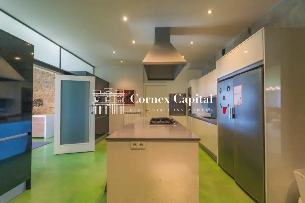 Cocina de Finca rústica en venta en Maçanet de Cabrenys con Calefacción, Jardín privado y Terraza