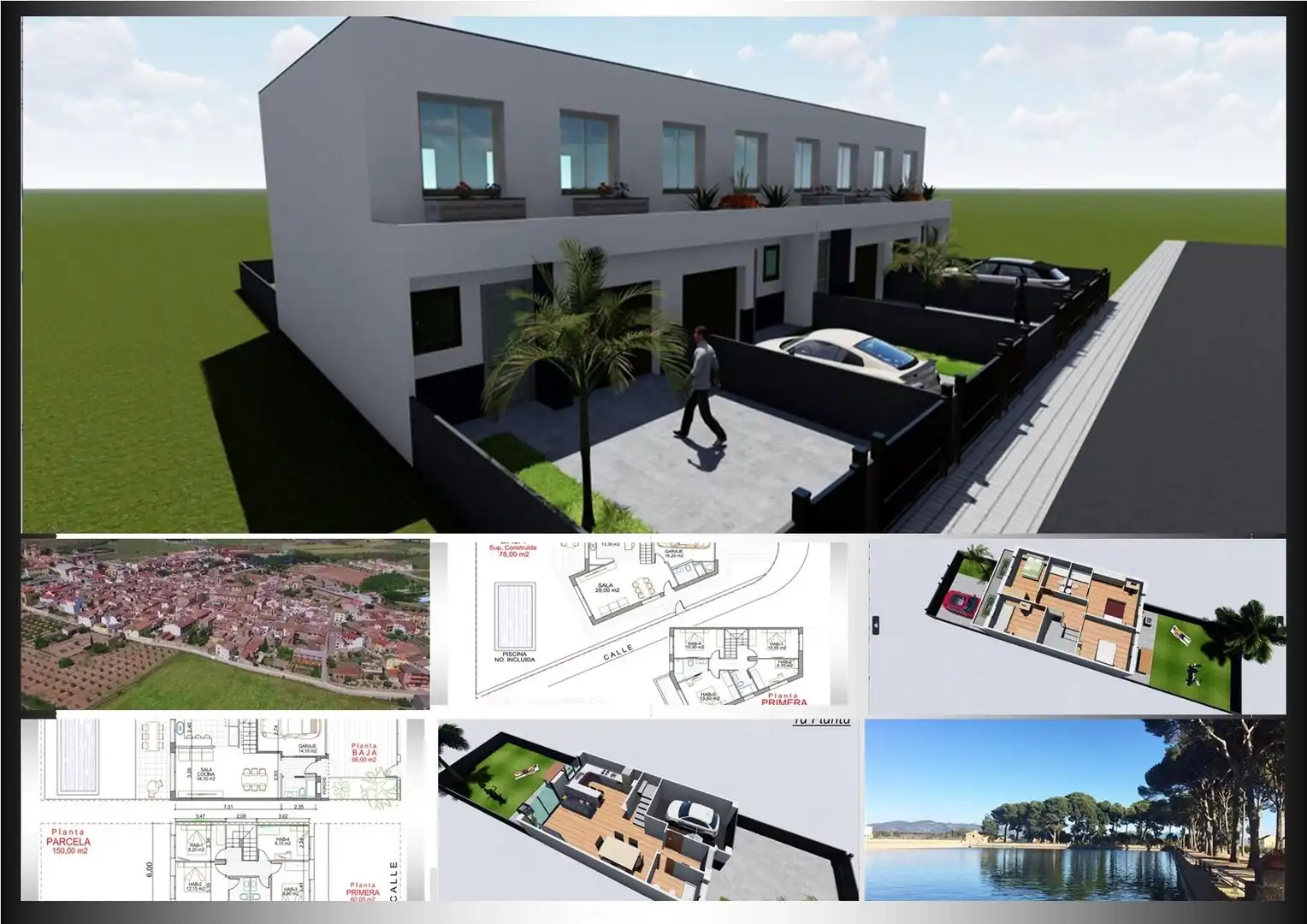 Detached homes for sale in El Pla de Santa Maria  with Air Conditioner, Private garden and Terrace