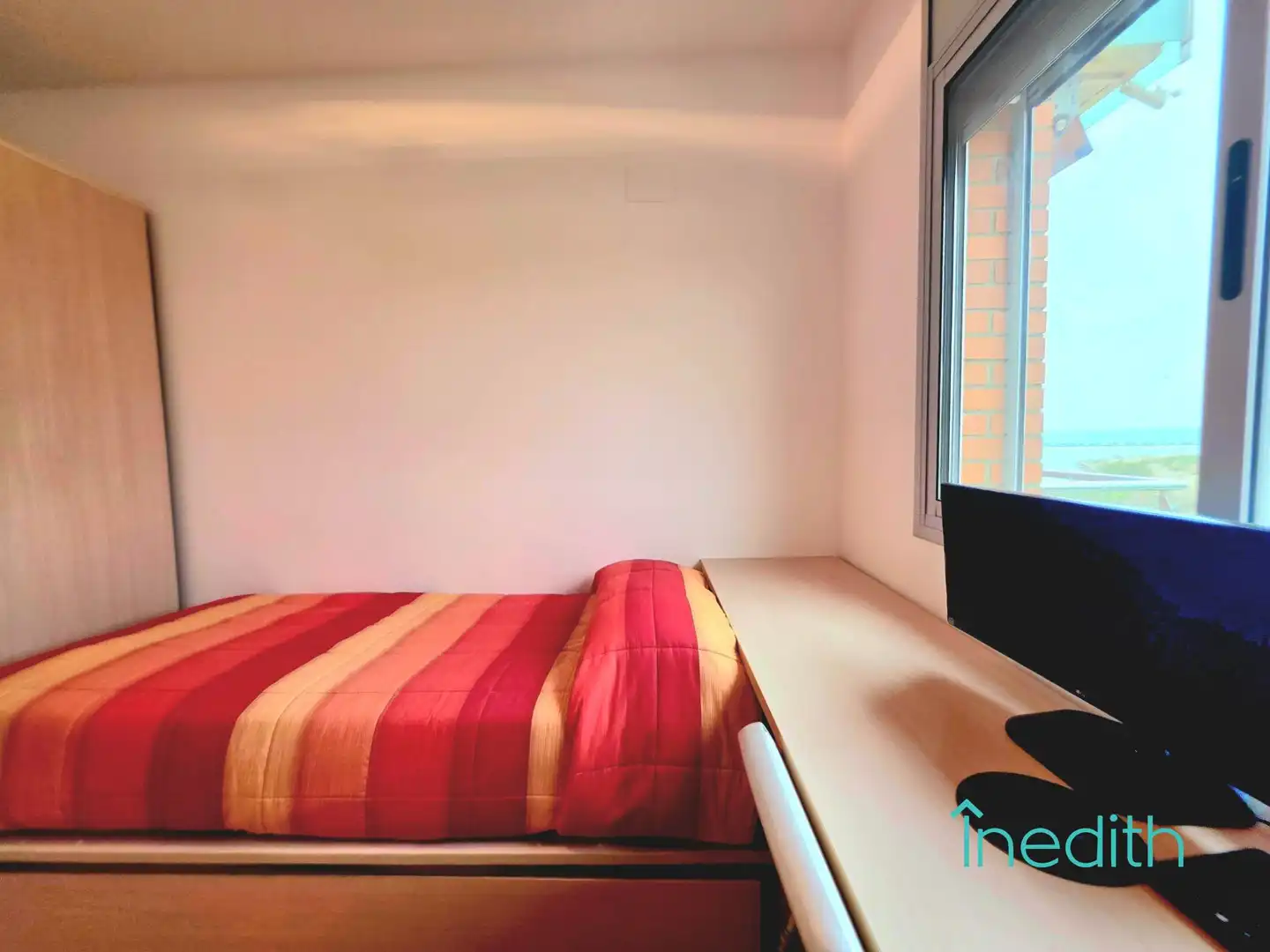 Schlafzimmer von Wohnung zum Verkauf in Cubelles mit Klimaanlage, Heizung und Terrasse