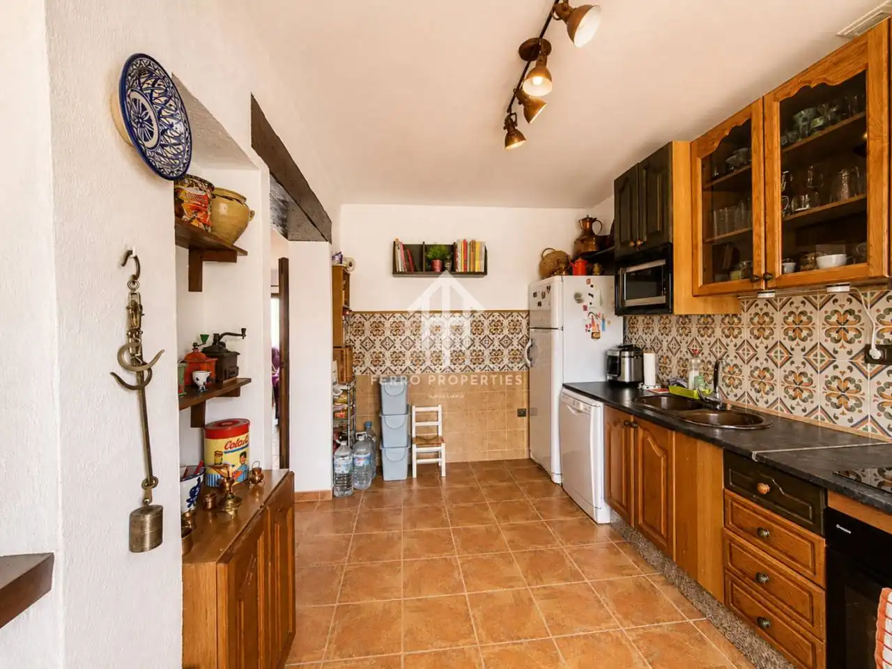 Cuina de Casa o xalet en venda en Loja amb Jardí privat i Terrassa