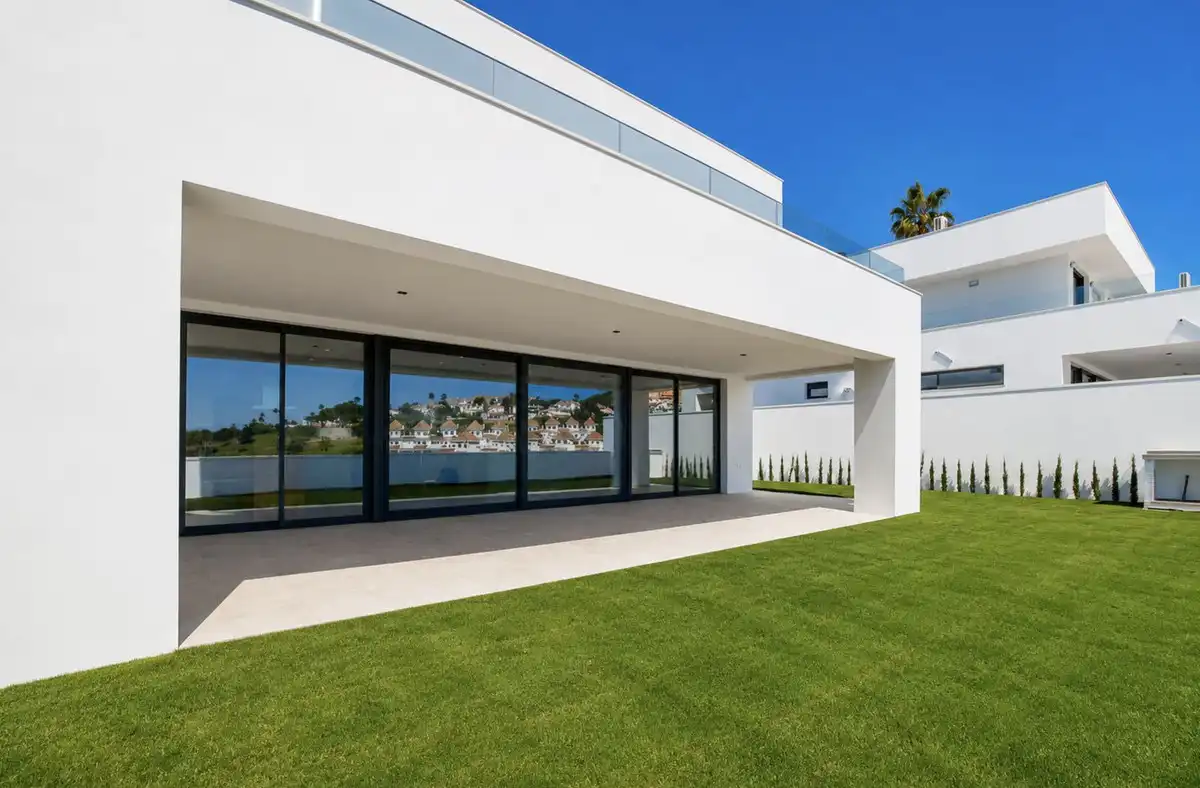 Exterior view of Houses for sale in Manilva  with Air Conditioner, Private garden and Terrace