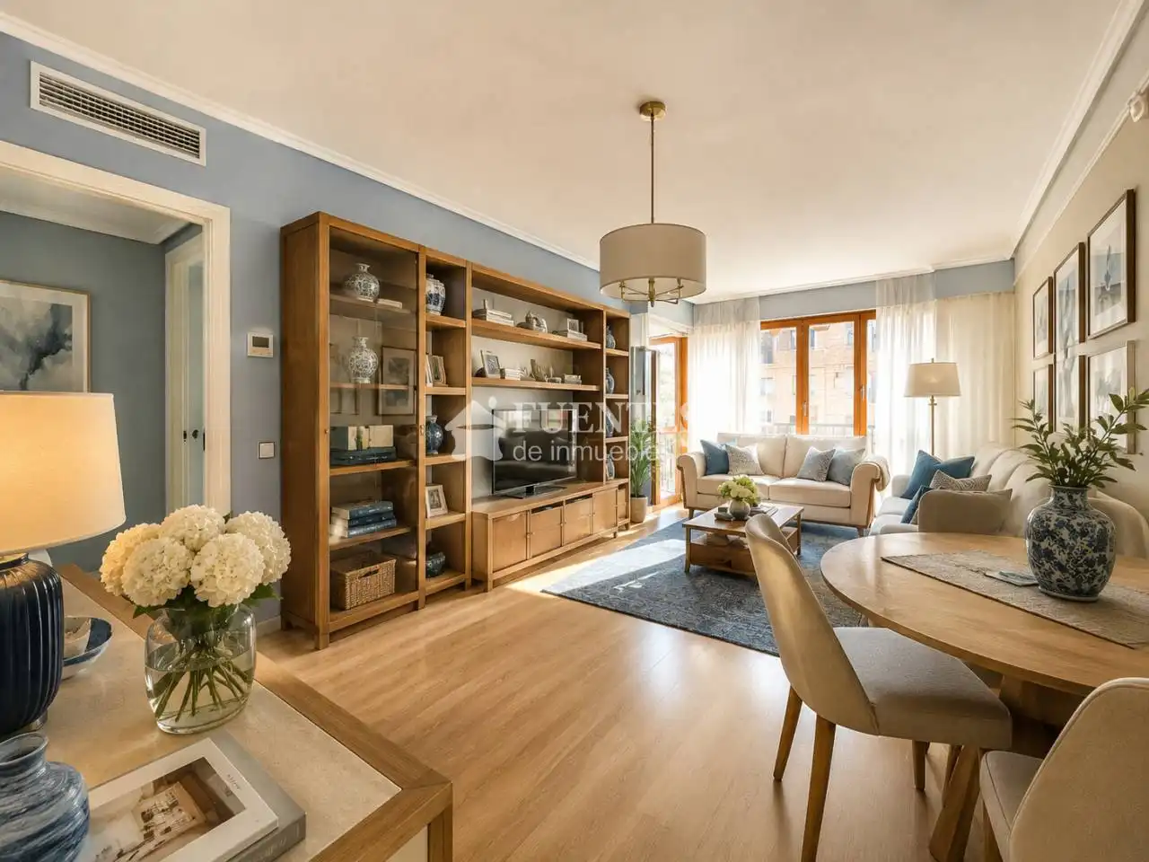 Living room of Flat for sale in Alicante / Alacant  with Air Conditioner, Terrace and Furnished