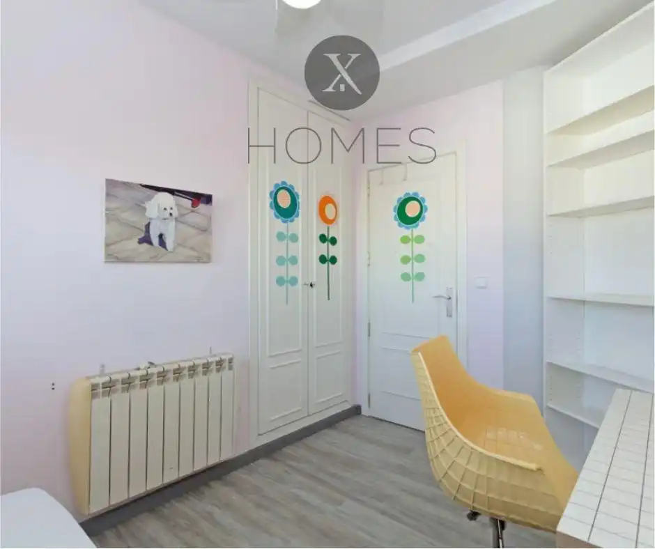 Schlafzimmer von Maisonette zur Miete in Valencia mit Klimaanlage, Möbliert und Gemeinschaftspool