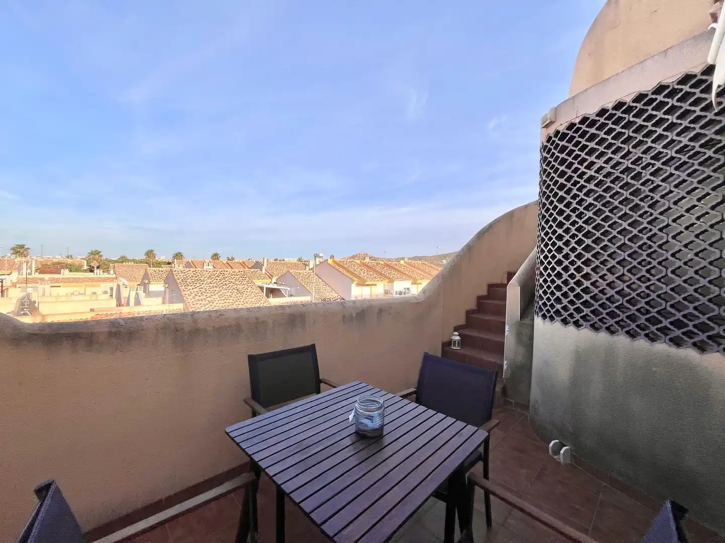 Terraza de Ático de alquiler en Cartagena con Aire acondicionado, Calefacción y Terraza