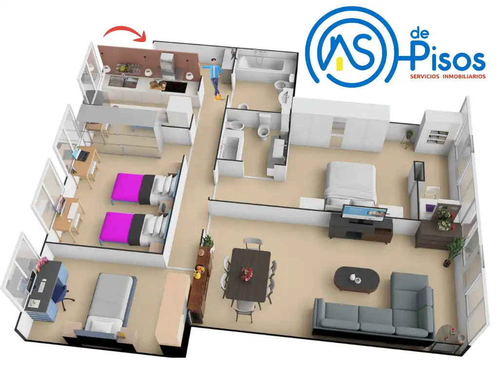 Vista exterior de Piso en venta en Zaragoza con Calefacción, Parquet y Horno