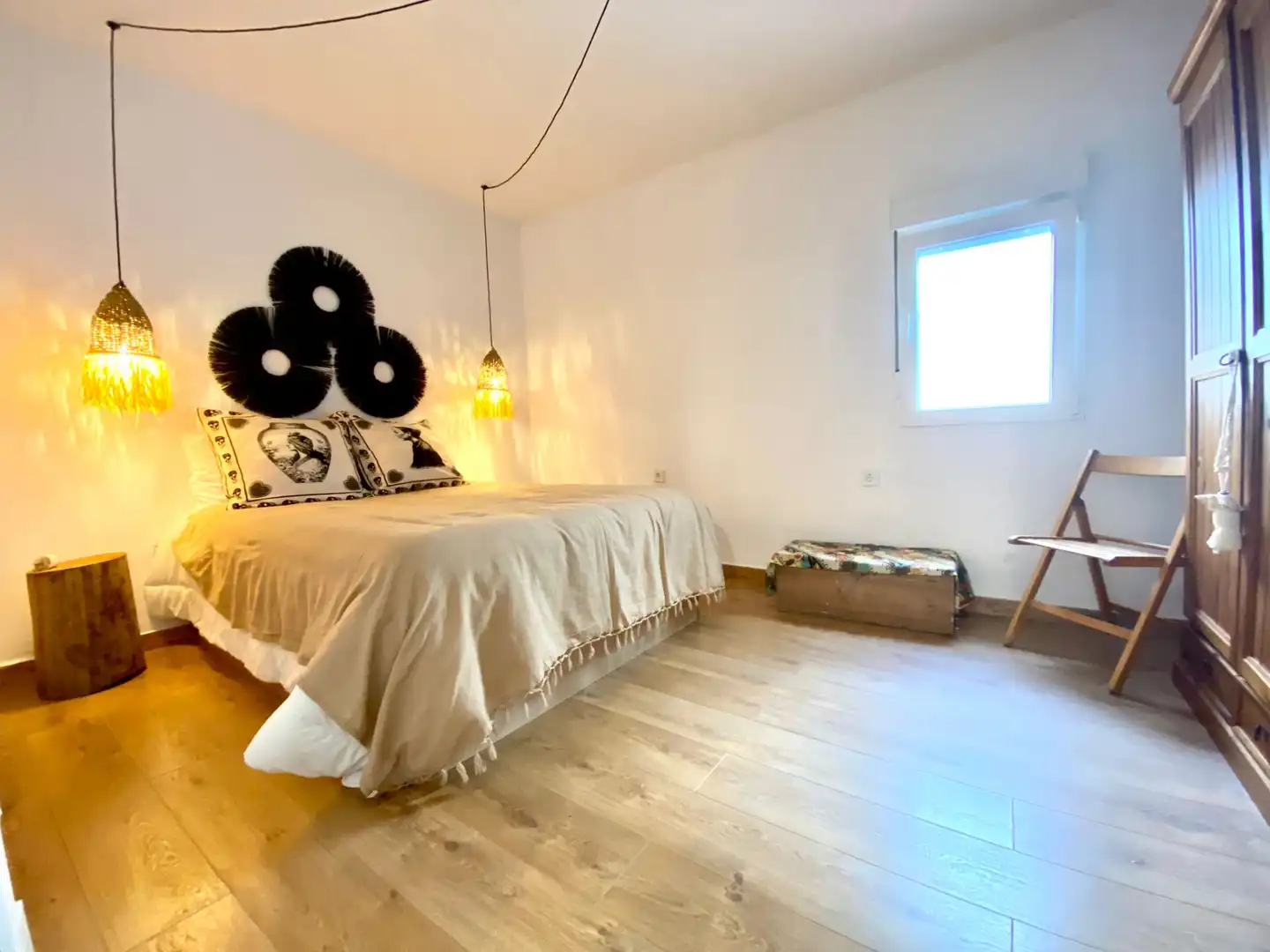 Schlafzimmer von Wohnungen zur Miete in Tarifa mit Terrasse, Möbliert und Haustiere erlaubt