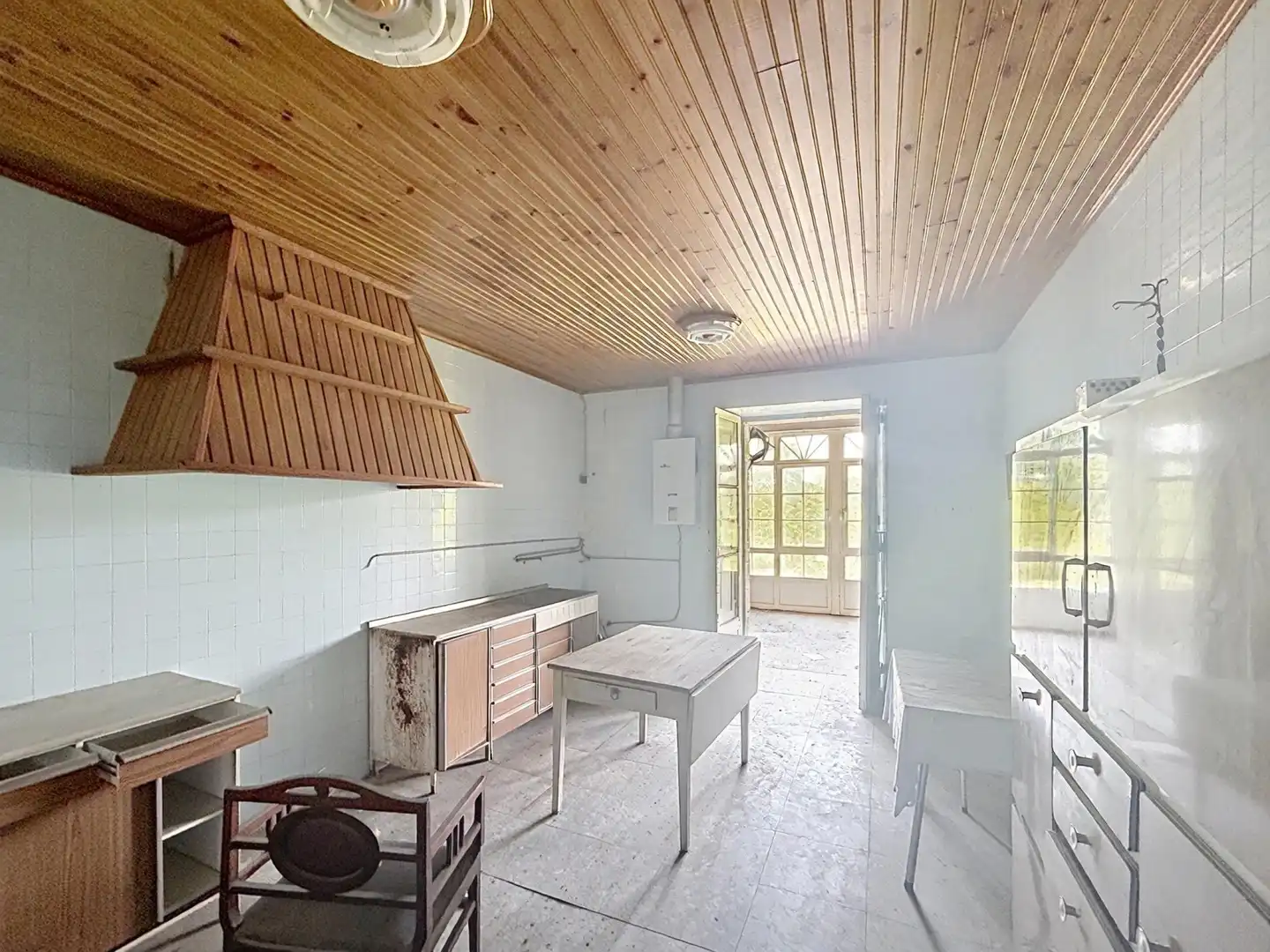 Cocina de Finca rústica en venta en Pontecesures con Terraza y Balcón