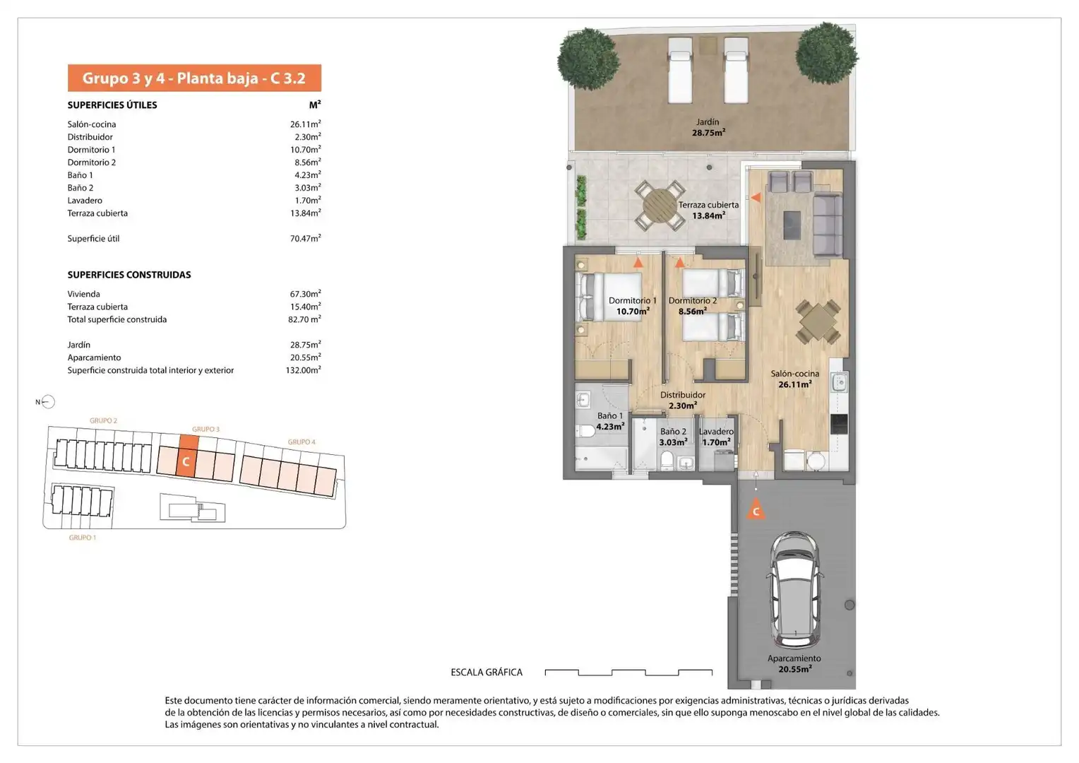 Ground floor for sale in Daimús  with Heating, Private garden and Terrace
