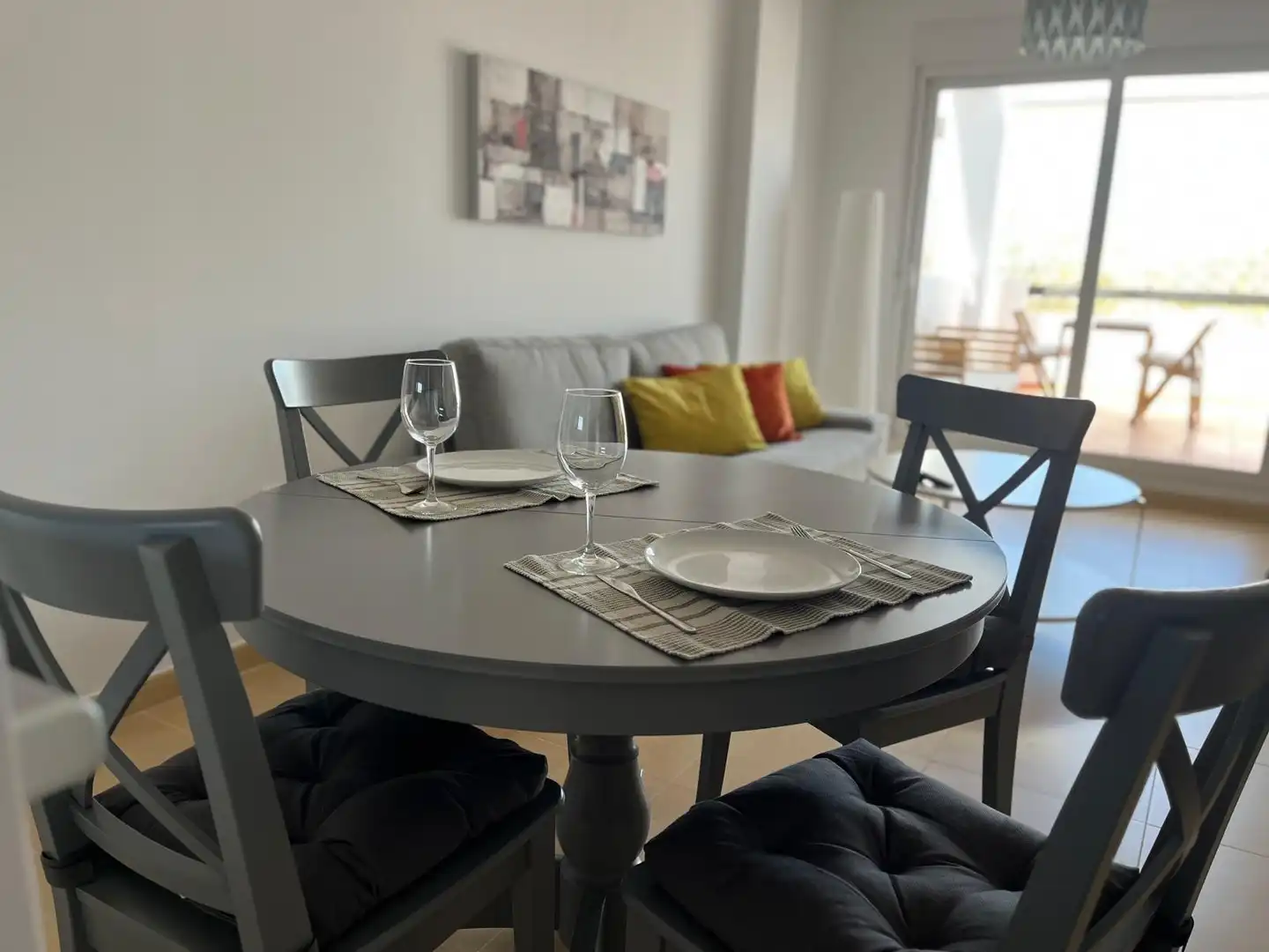 Comedor de Apartamento en venta en Torre-Pacheco con Aire acondicionado, Terraza y Amueblado