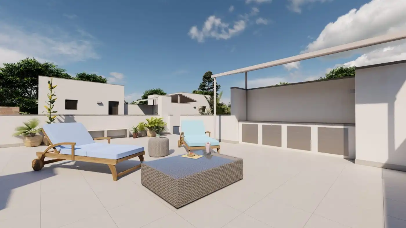 Casa adosada en venta en Roldán