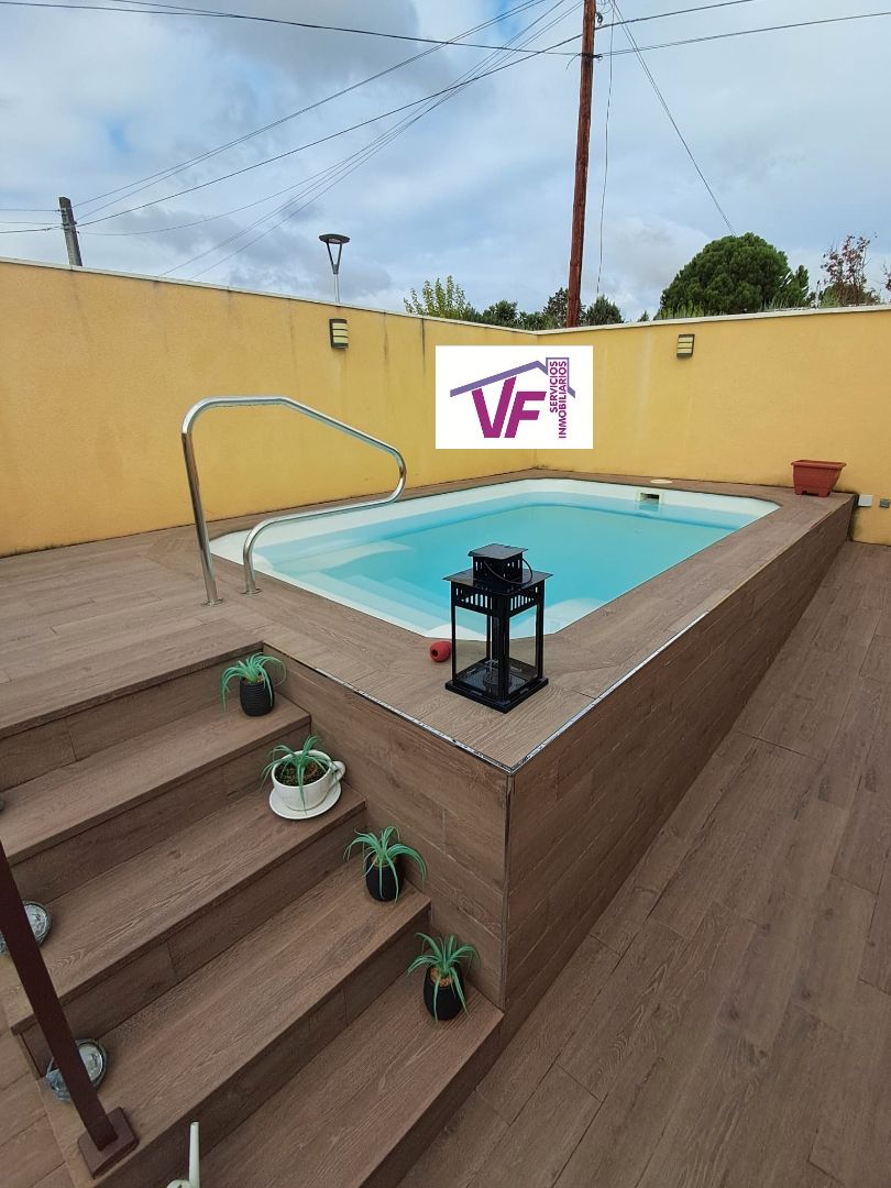 Swimming pool of House or chalet for sale in San Román de los Montes  with Swimming Pool and Furnished