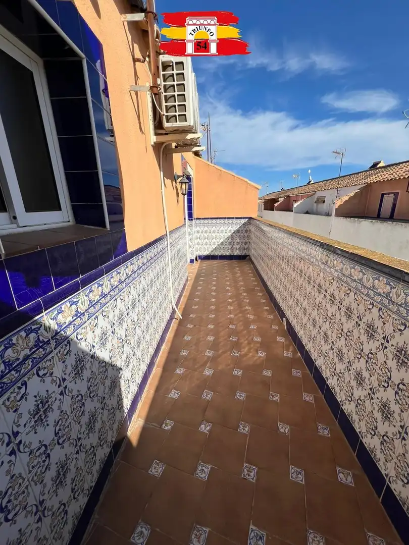 Terraza de Piso en venta en Pilar de la Horadada con Terraza, Trastero y Amueblado