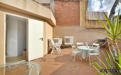 Terrace of Single-family semi-detached for sale in  Barcelona Capital  with Air Conditioner, Heating and Terrace