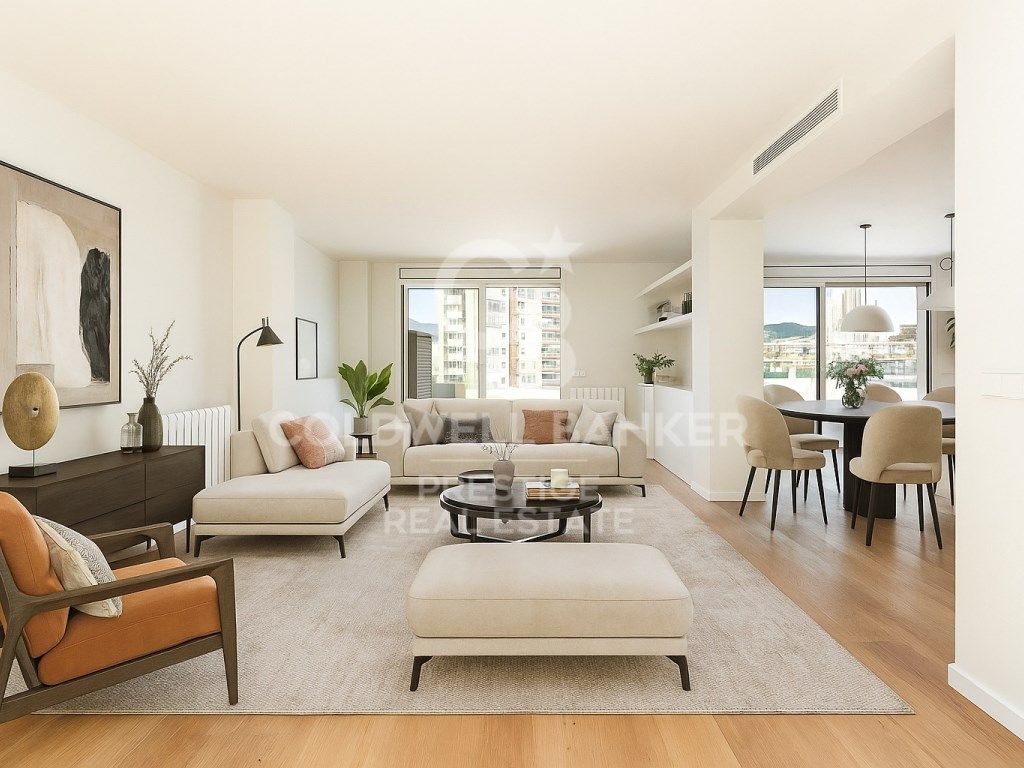 Sala d'estar de Àtic en venda en  Barcelona Capital