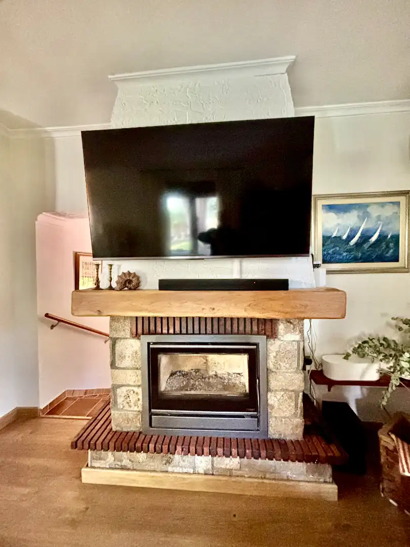 Sala d'estar de Casa o xalet en venda en Mutxamel amb Aire condicionat, Jardí privat i Terrassa