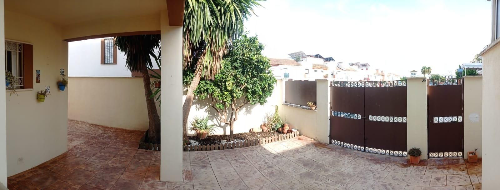Terrace of Single-family semi-detached for sale in Bollullos de la Mitación  with Private garden