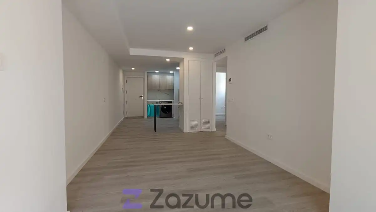 Sala de estar de Piso de alquiler en Benalmádena con Aire acondicionado, Parquet y Terraza