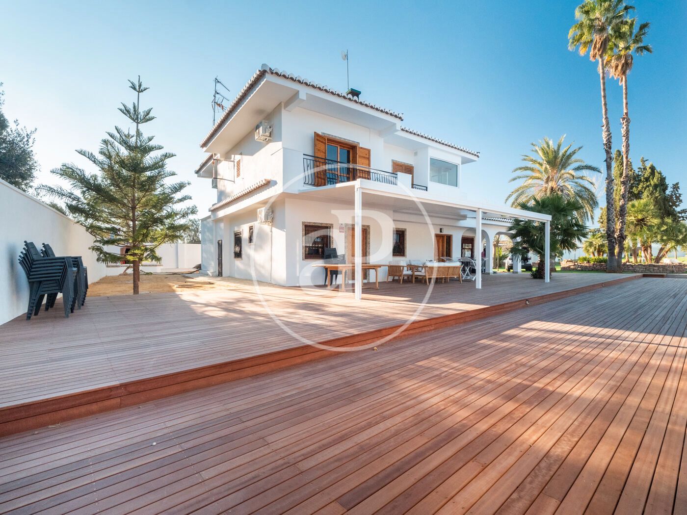 Terrassa de Casa o xalet en venda en Manises amb Aire condicionat, Calefacció i Jardí privat