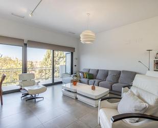 Living room of House or chalet for sale in  Granada Capital  with Air Conditioner, Terrace and Balcony