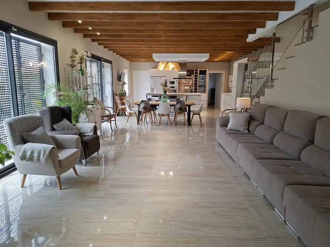 Living room of Houses for sale in Hontecillas  with Air Conditioner, Private garden and Terrace