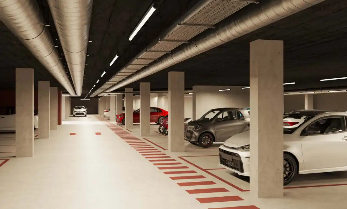 Parking of Study for rent in Granada  with Air Conditioner, Furnished and Microwave