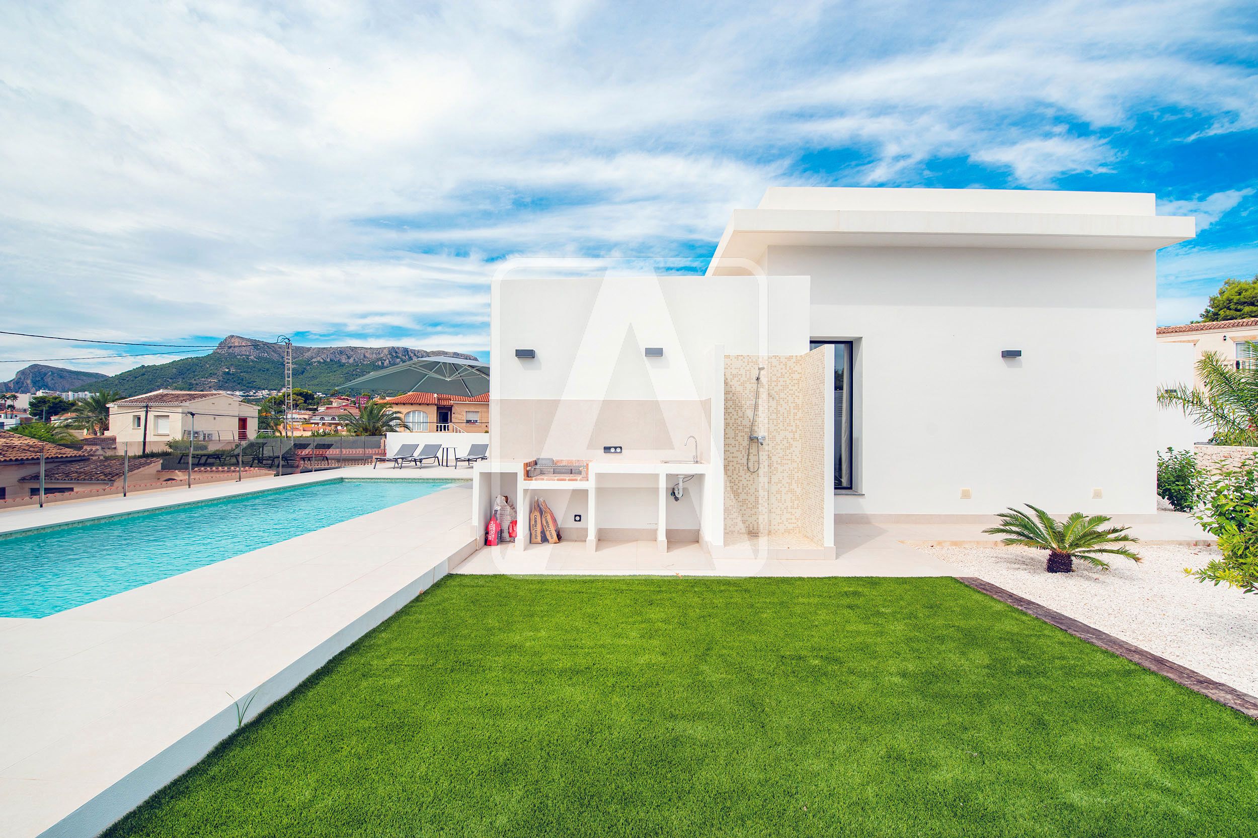 Terraza de Casa o chalet en venta en Calpe / Calp con Aire acondicionado, Calefacción y Jardín privado