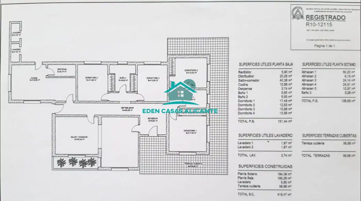 Country homes for sale in Busot  with Private garden, Terrace and Swimming Pool
