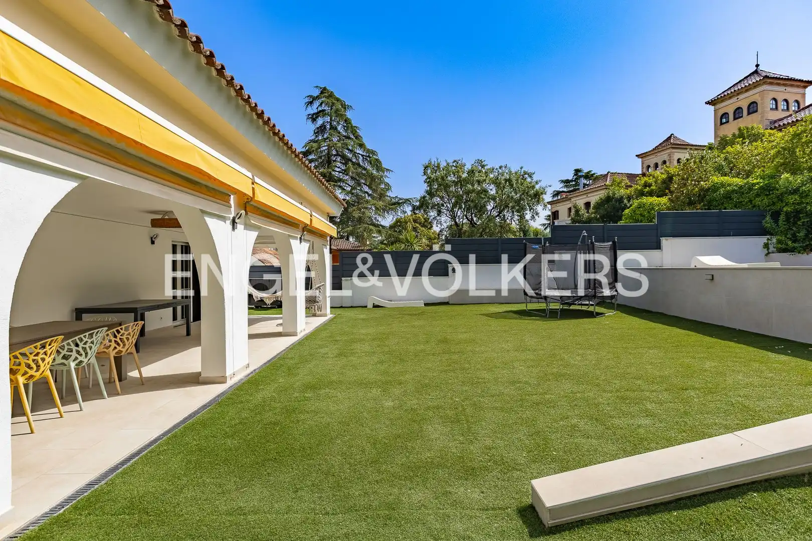 Terrassa de Casa o xalet de lloguer en Sant Cugat del Vallès amb Aire condicionat, Calefacció i Jardí privat