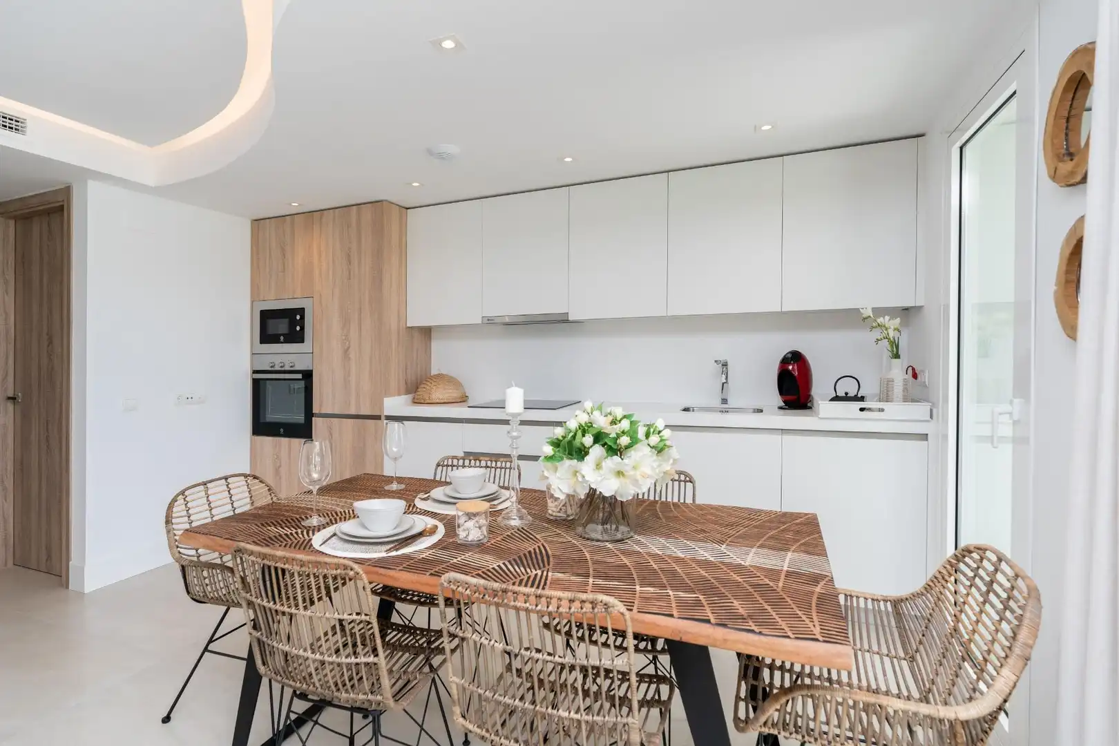 Cocina de Apartamento en venta en San Roque con Aire acondicionado, Calefacción y Jardín privado