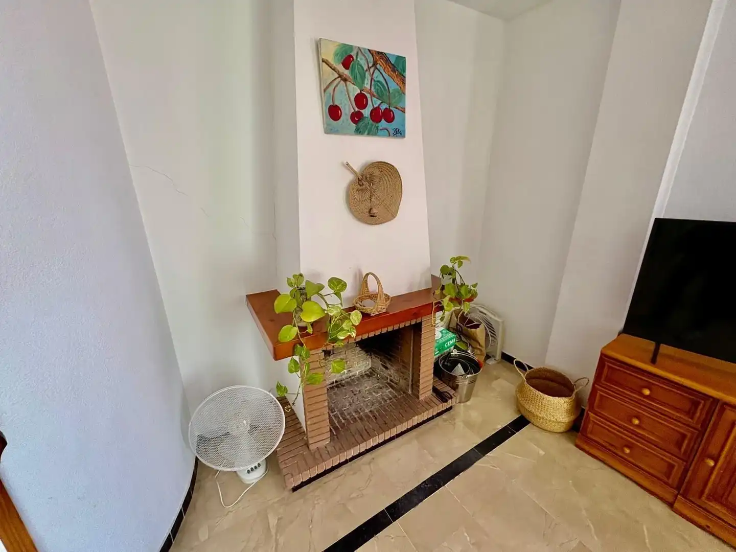 Sala d'estar de Casa adosada de lloguer en Vélez-Málaga amb Terrassa, Moblat i Balcó