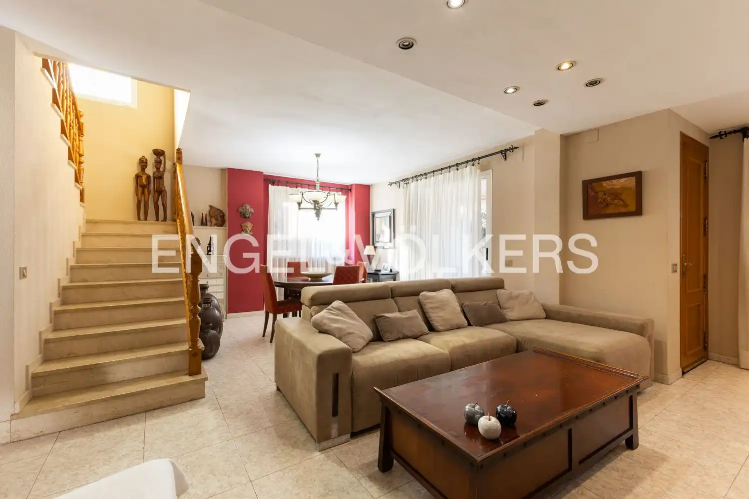 Sala de estar de Casa o chalet de alquiler en Benicasim / Benicàssim con Aire acondicionado, Calefacción y Jardín privado