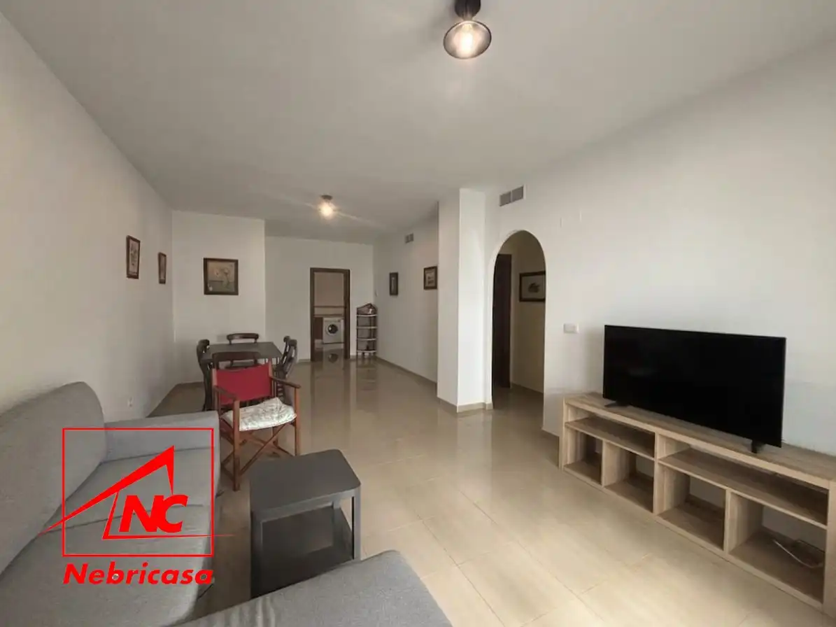 Wohnzimmer von Wohnung zur Miete in Rota mit Klimaanlage, Terrasse und Schwimmbad