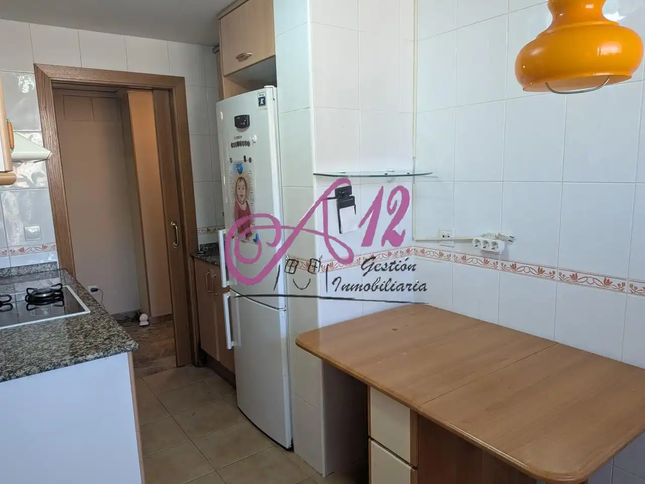 Kitchen of Flat for sale in Valencia  with Air Conditioner, Terrace and Community pool