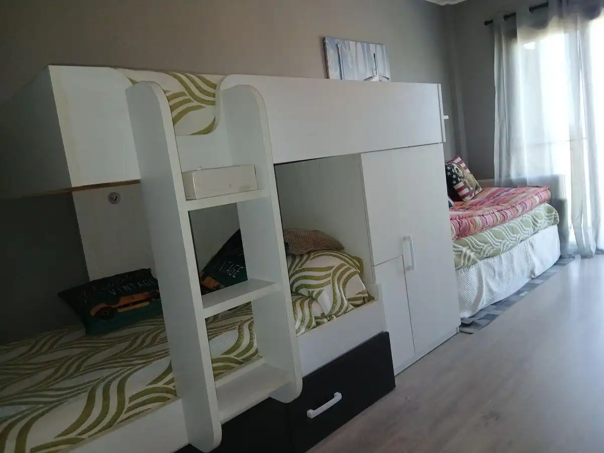 Dormitori de Apartament en venda en Sant Jaume d'Enveja amb Moblat, Balcó i Piscina comunitària