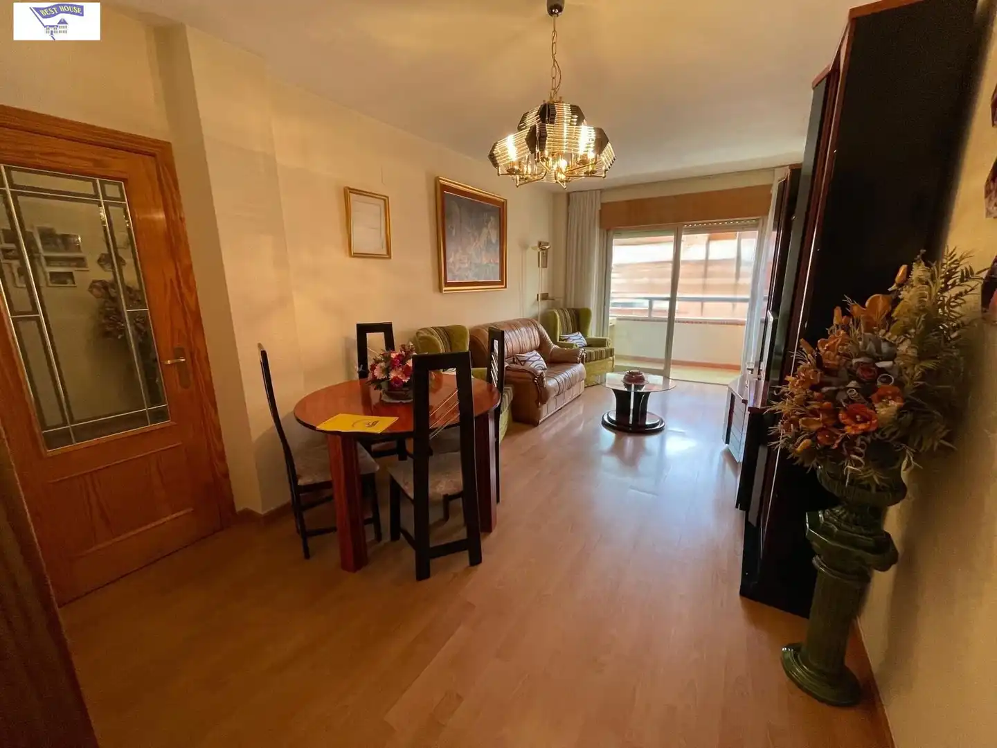 Wohnzimmer von Wohnungen zur Miete in Albacete mit Heizung, Möbliert und Balkon