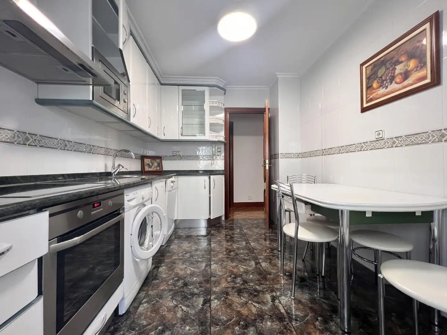 Küche von Wohnung zum Verkauf in Lasarte-Oria mit Heizung, Parkett und Terrasse