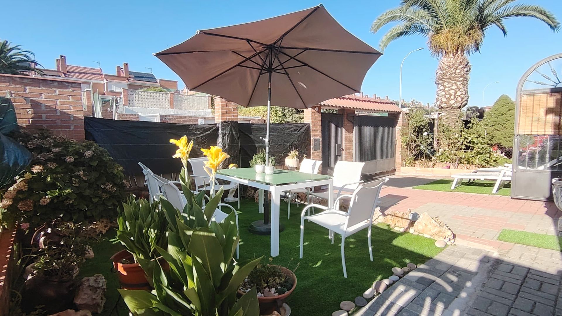 Garden of House or chalet for sale in Coslada  with Heating, Parquet flooring and Terrace