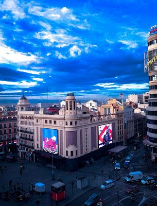 Vista exterior de Pis en venda en  Madrid Capital amb Aire condicionat, Calefacció i Moblat