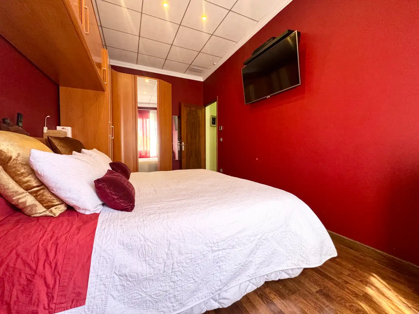 Bedroom of Flat for sale in Sueca  with Air Conditioner, Terrace and Storage room