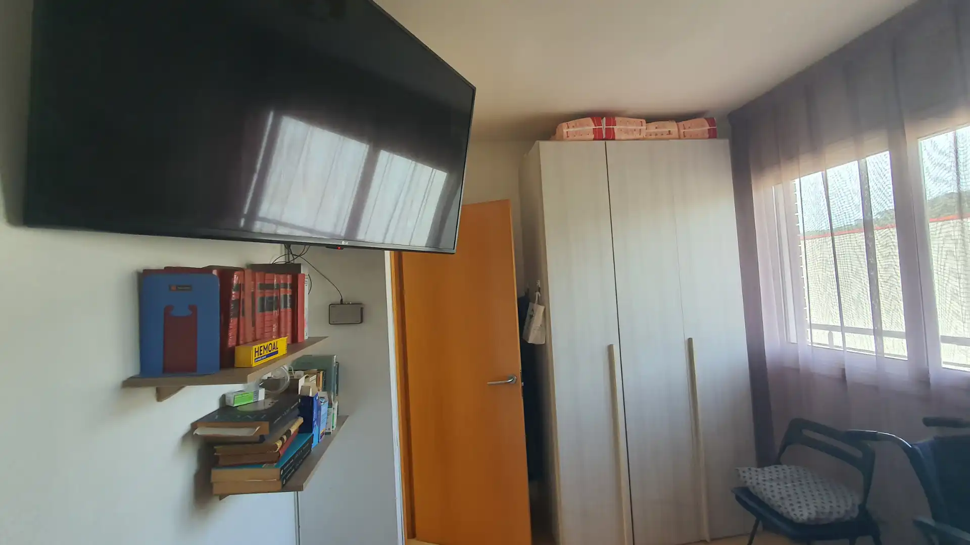 Schlafzimmer von Wohnung zum Verkauf in Sant Celoni mit Klimaanlage, Heizung und Privatgarten