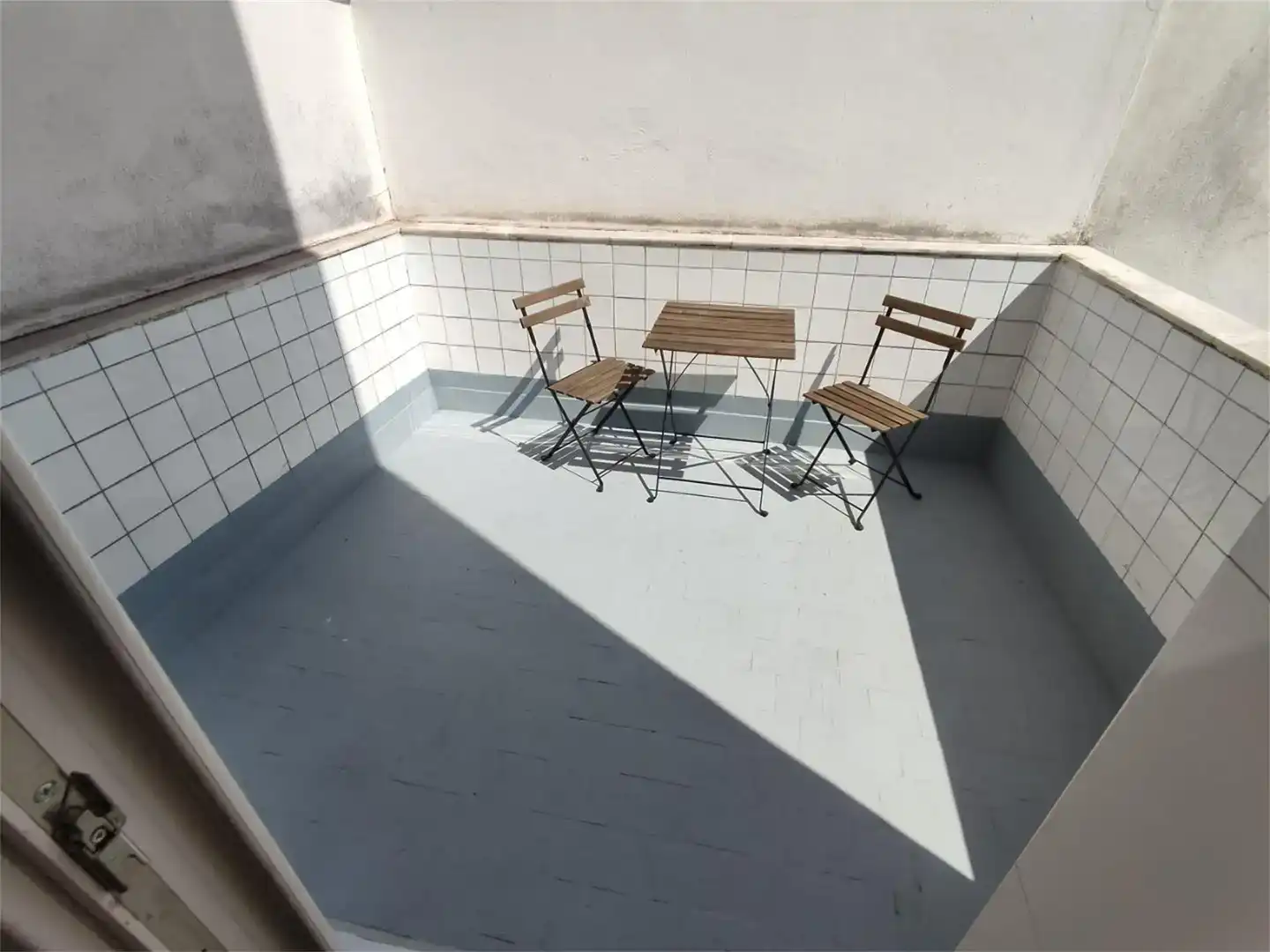 Terraza de Piso para compartir en Gijón  con Amueblado y Balcón