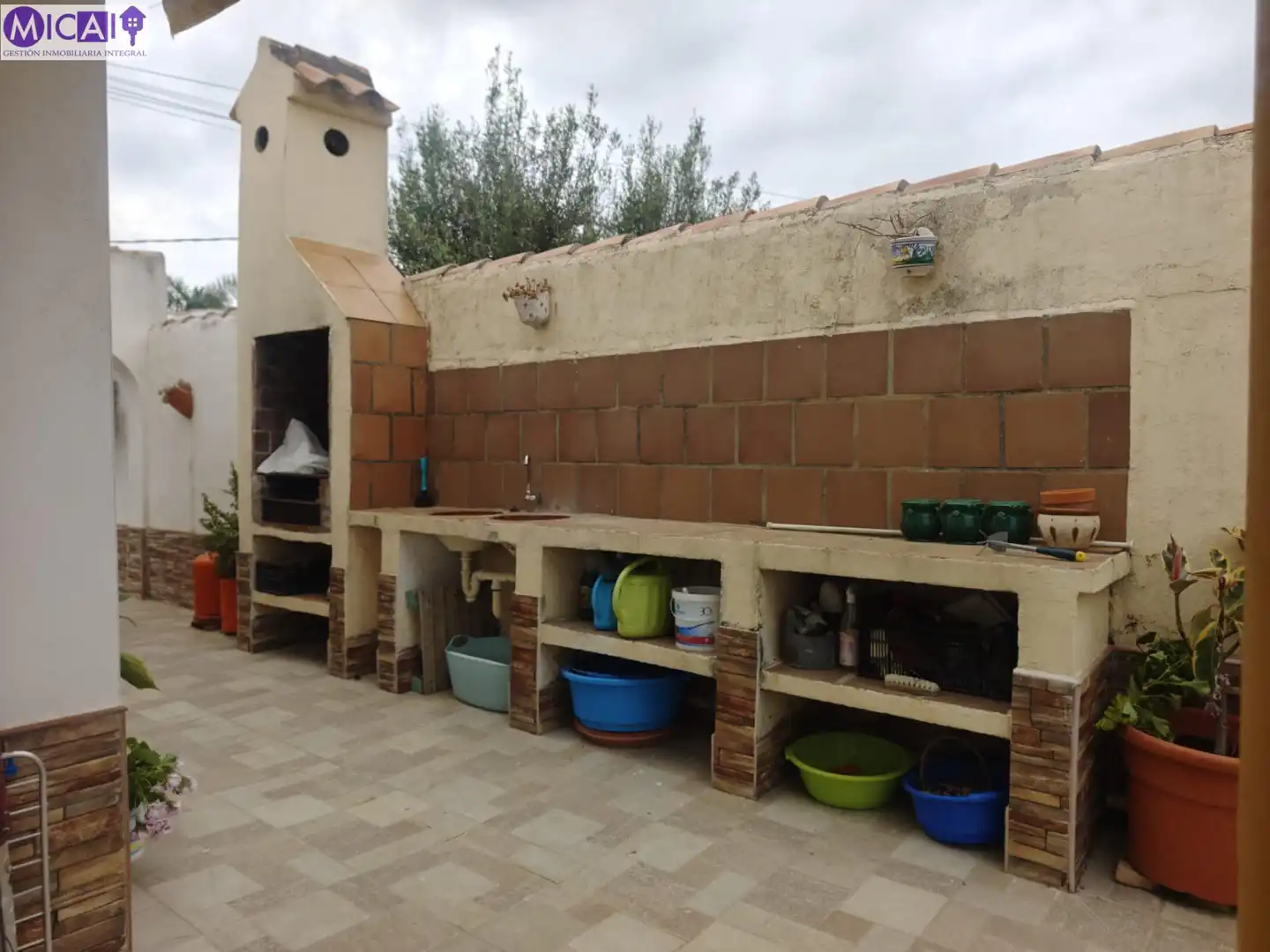 Terraza de Casa o chalet en venta en Chiclana de la Frontera con Jardín privado, Trastero y Piscina