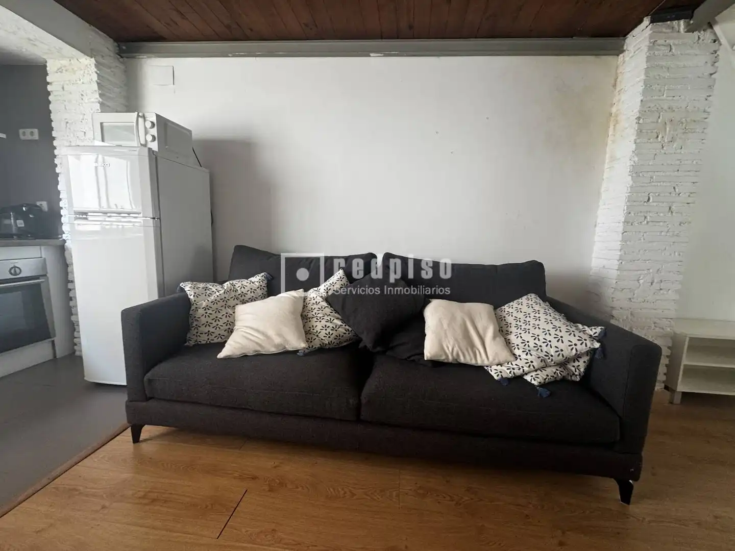 Sala de estar de Loft de alquiler en Valencia con Aire acondicionado, Terraza y Amueblado