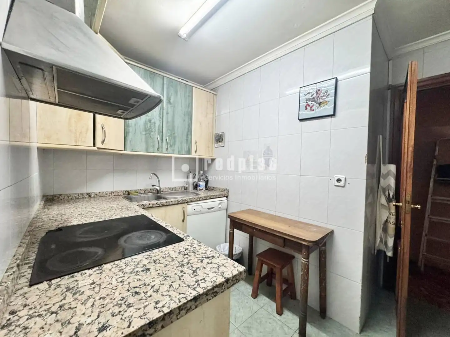 Küche von Wohnung zum Verkauf in Málaga mit Klimaanlage und Terrasse